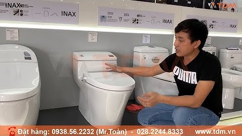 TDM.VN | Hướng dẫn cách lắp nắp rửa cơ CW-S32VN cho bồn cầu Inax AC-1017R/CW-S32VN