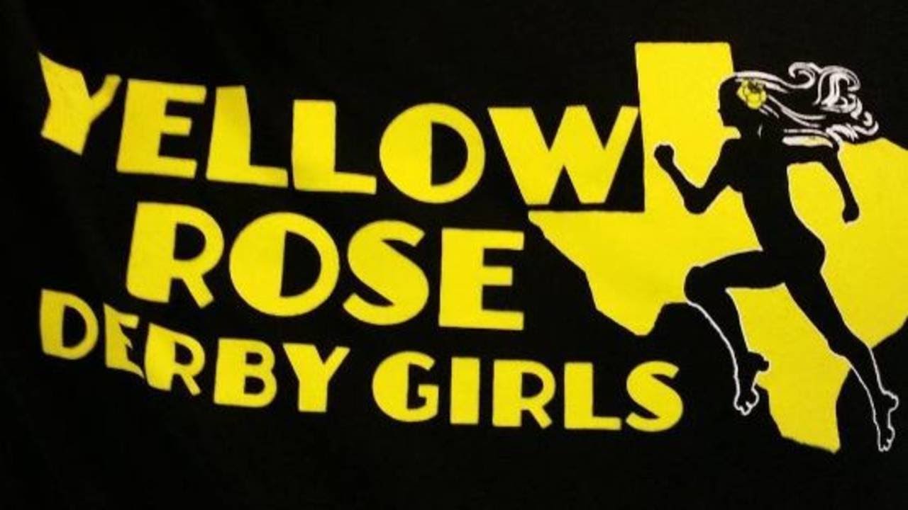 Chip Brewster skates with the Yellow Rose Derby Girls