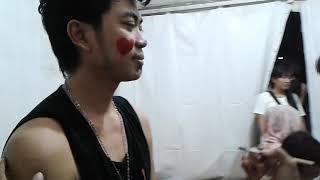 Moment Backstage,,, prepare Ben Edan sblm manggung event Telkomsel