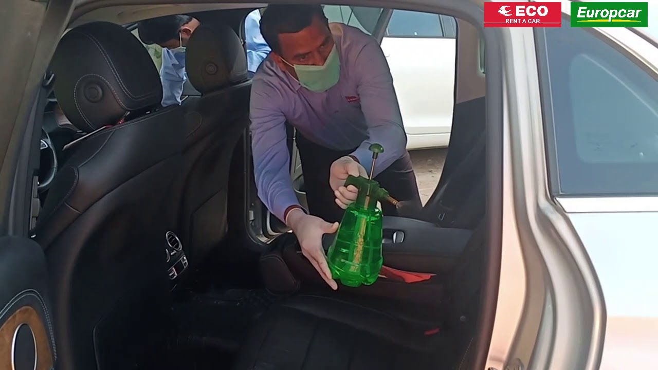 Vehicle Sanitization at ECO Rent A car YouTube