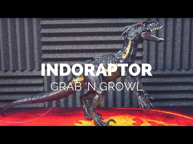 JURASSIC WORLD GRAB 'N CRESCERE INDORAPTOR Dinosauro