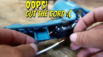 Repairing Damaged Power Cords on Power Tools