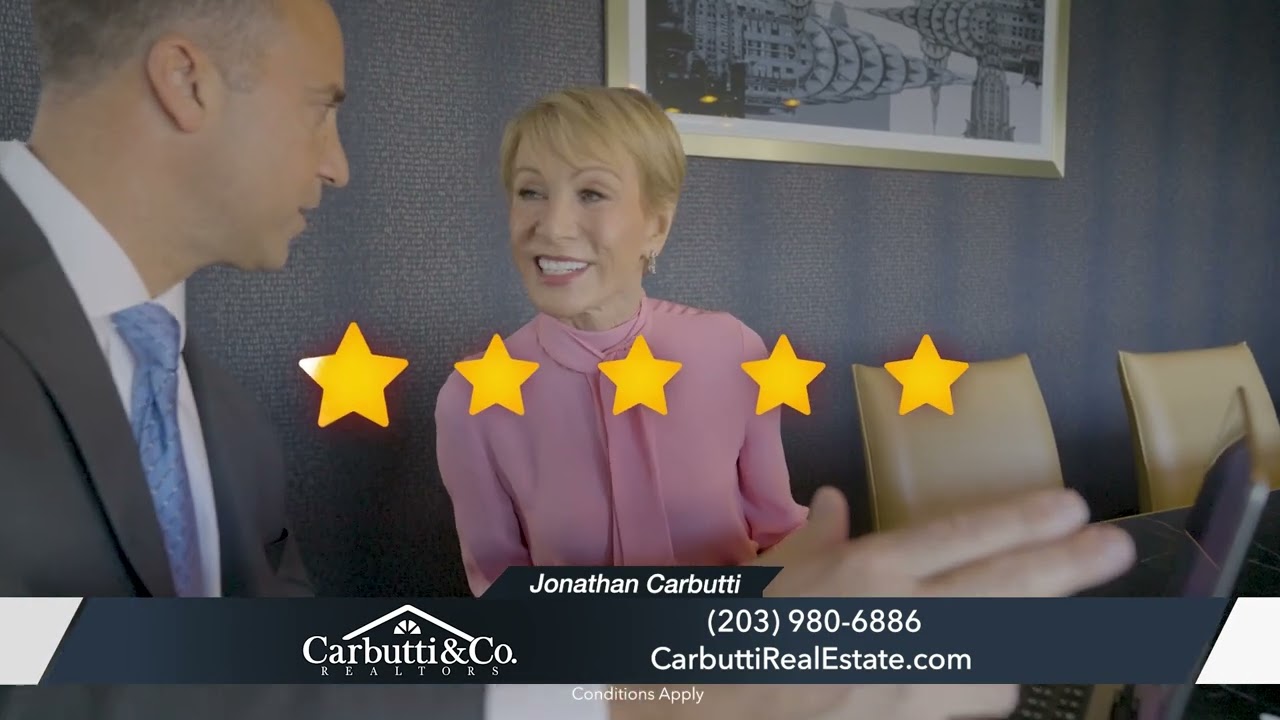 Barbara Corcoran -  "In New Haven & Fairfield County I work with Jonathan Carbutti!"