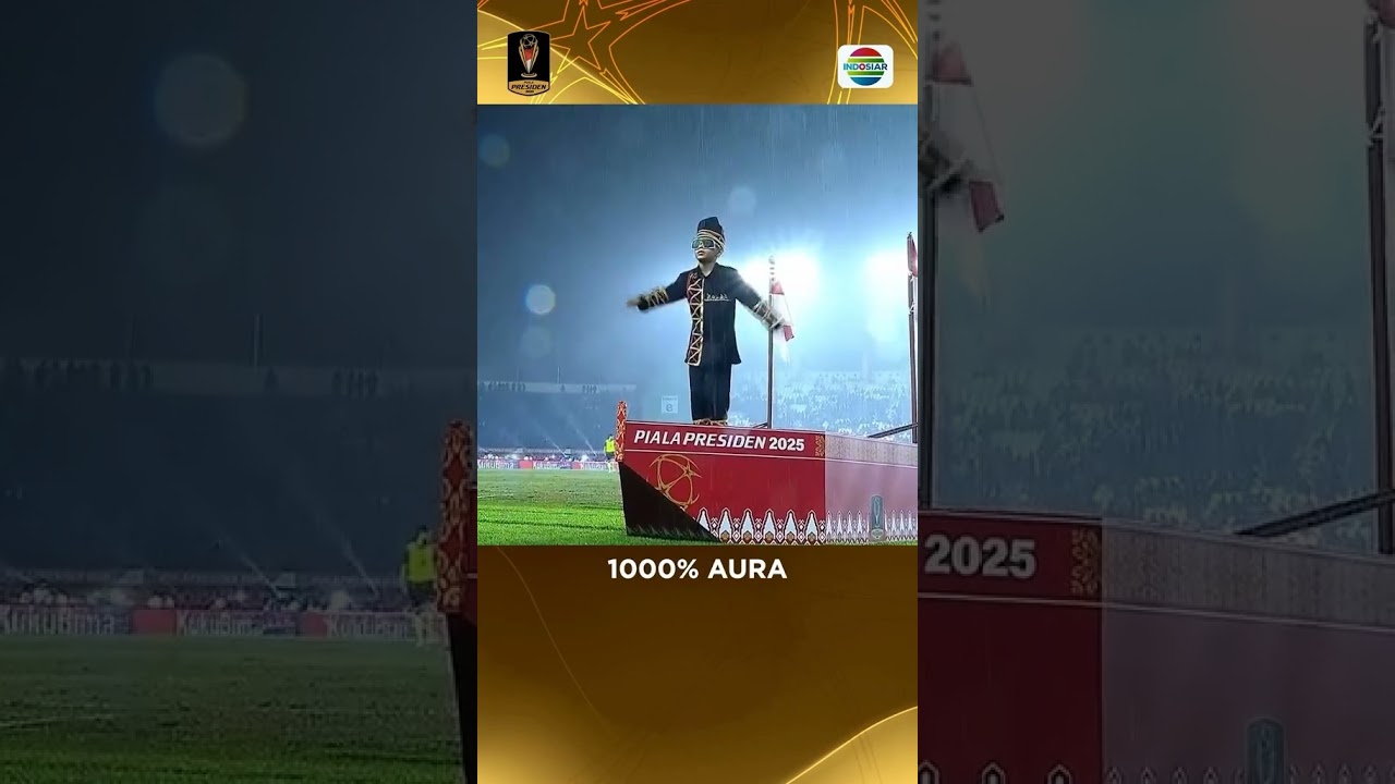 dhika tampil di piala Presiden, sang aura farming pacu jalur. 