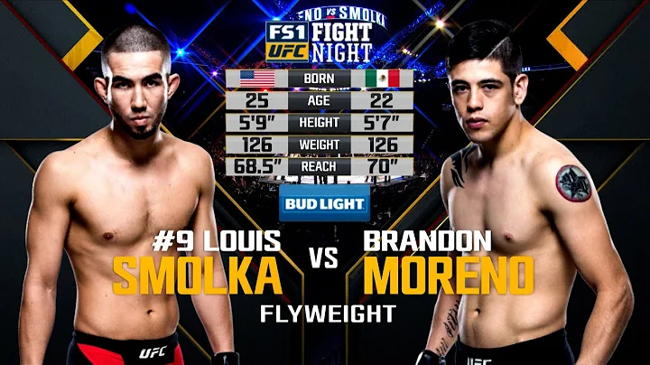 UFC Debut: Brandon Moreno vs Louis Smolka | Free F...