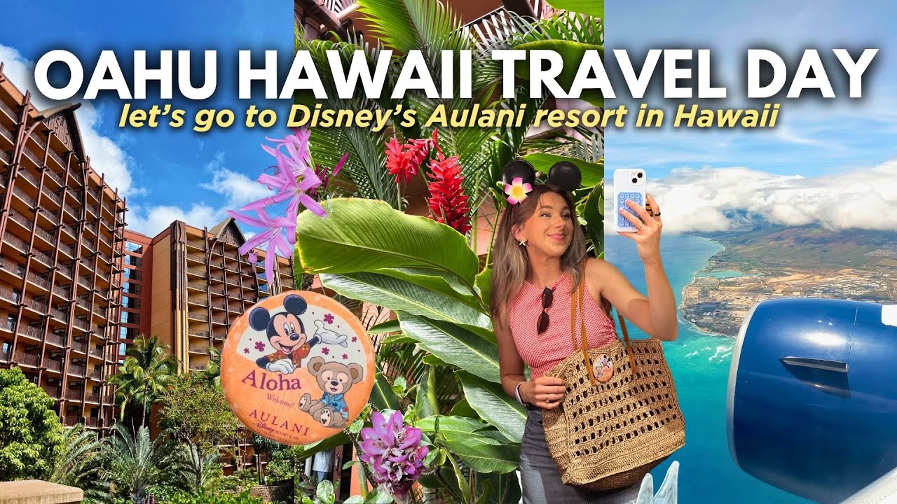 DISNEY AULANI RESORT TRAVEL DAY! 🌺 🌴  Hawaii travel day, room & resort tour, Aulani Merch & more!