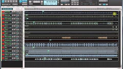 Sonar X1 - Using Audiosnap to Change Tempo