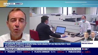 Christophe Catoir (Adecco France): Près de 700 000 jeunes entrent sur le marché du travail screenshot 2