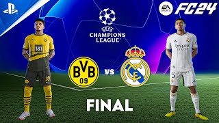 FC 24 | Dortmund vs Real Madrid - UEFA Champions League Final 2024 | 4K by Noori 1,131 views 3 days ago 18 minutes