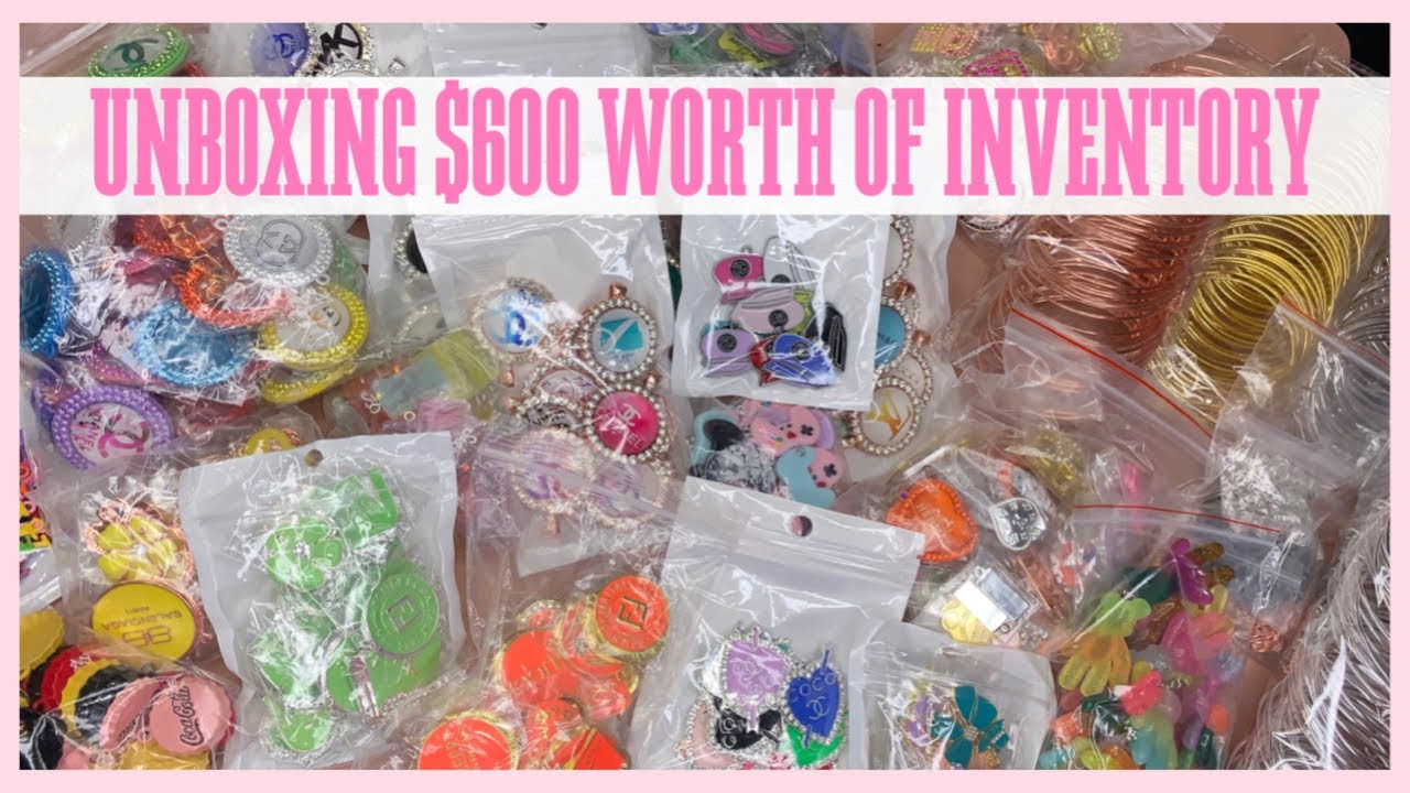 UNBOXING 600 WORTH OF INVENTORY FREE WHOLESALE CHARM VENDOR