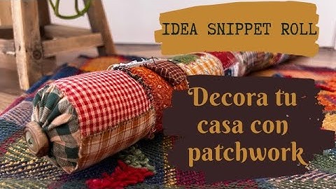 ❄️ Proyecto de Invierno: Crea un Burlete con SNIPPET ROLL y DECORA tu Casa con PATCHWORK 🏡🌟