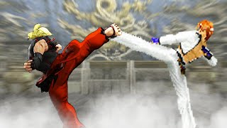 Ken-V vs Hwoarang. Street Fighter Mugen