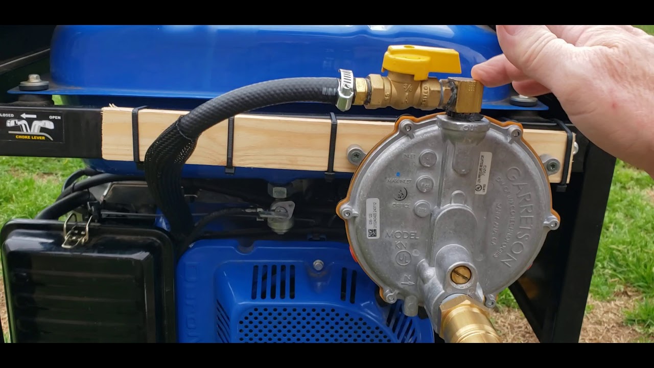 Duromax 12000 eh conversion to natural gas YouTube