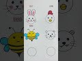 Learn to Draw with Kids: Circle Sketching Animals