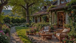 Serene Cottage Garden Jazz 🌸 Relaxing Piano Jazz with Calm Nature Ambience for Relaxation and Calm