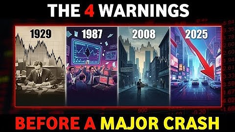 These 4 Warnings Appeared Before 1929, 1987 & 2008 — And Now They’re Back