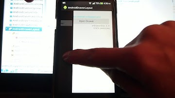 Android DrawerLayout and DrawerListener