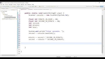 Convert Seconds To Clock Java Tutorial