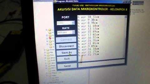 Akuisisi Data Mikrokontroler menggunakan Visual Basic 1.0