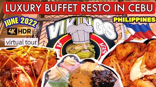 🔥[4K #CEBU 🇵🇭] ▶︎  LUXURY ALL-YOU-CAN-EAT #RESTAURANT | #VIKINGS #BUFFET | #Philippines  #Vikings