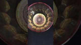 2020年　江戸切子新作展　web投票第一位【太陽の花】