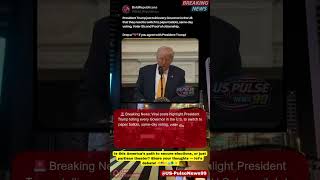 🔥Breaking news USA Trump Demands Paper Ballots Nationwide! #BreakingNews #Elections #Shorts