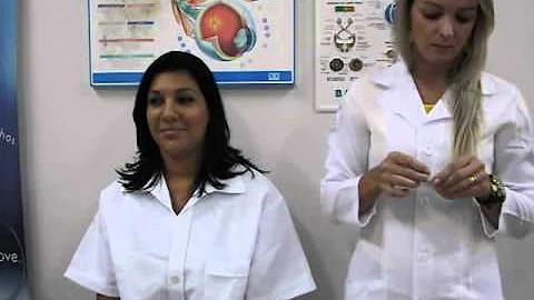 Como é feito teste de Schirmer?