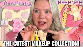 NEW Essence x Care Bears Makeup Collection Review & Swatches 🧸💕 | Essence Cosmetics