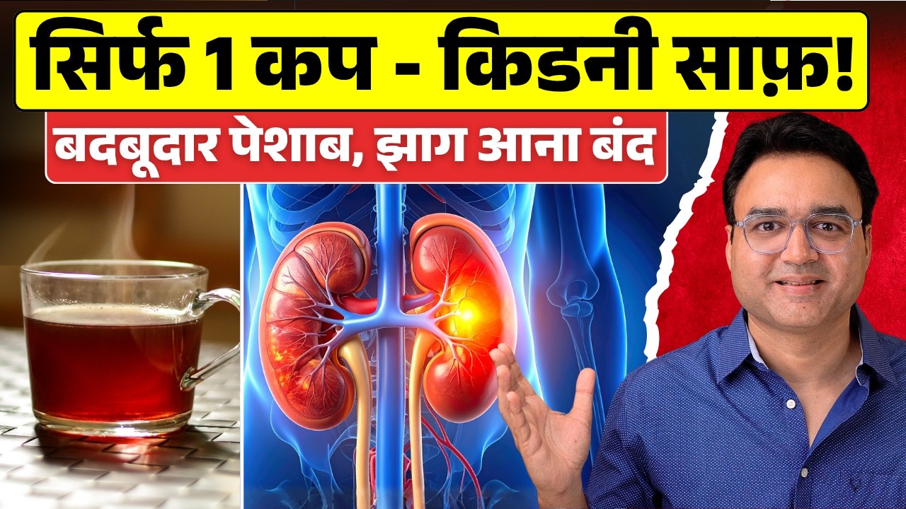बार-बार झाग और बदबूदार पेशाब? 😳 सिर्फ 1 कप से "COMPLETE KIDNEY DETOX"