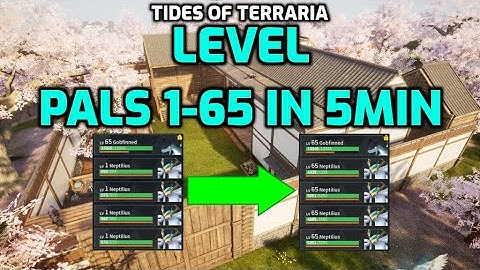 Palworld: Pal Leveling Guide | Level Four Pals 1-65 in 5 Minutes - Tides of Terraria