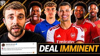 DEALS CLOSE! Vinicius Jr & Bruno G to Arsenal LATEST🚨Chelsea's New Bid💵 Lewis-Skelly to Man Utd ON✅