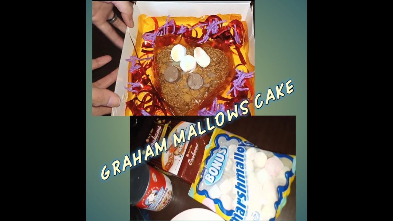 GRAHAM MALLOWS CAKE patok na pangregalo or pangnegosyo gamit Lang Ang