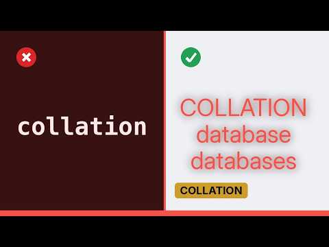 Databases: Add database-level collation to PostgreSQL (2 Solutions!!)