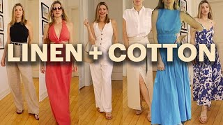Linen + Cotton Summer Looks!