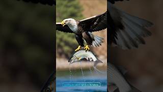 Majestic Eagle Hunts Fish In Slow Motion  Natures Power Unleashed youtubeshorts united