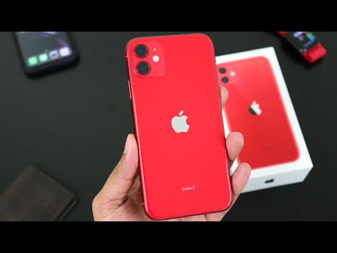 iPhone 11 unboxing and initial review!!(Product RED)