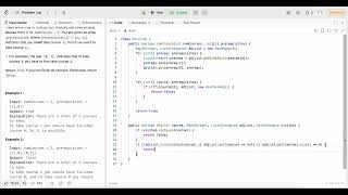 LeetCode 207: Course Schedule (Java)