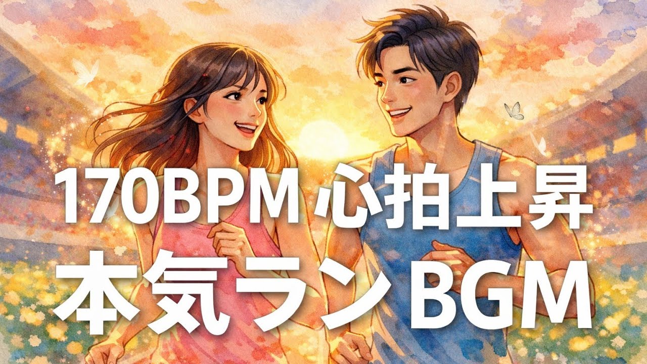 本気ラン用J-POP BGM  /  心拍を上げる170BPM