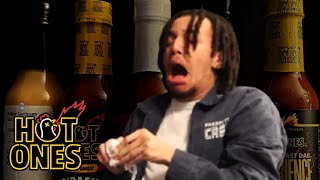 Knightly Hardly Survives the Wings of Death | Hot Ones (50k Special!)