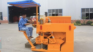 QTM6 25 moving block machine for sale, hallow block machine in Middle East