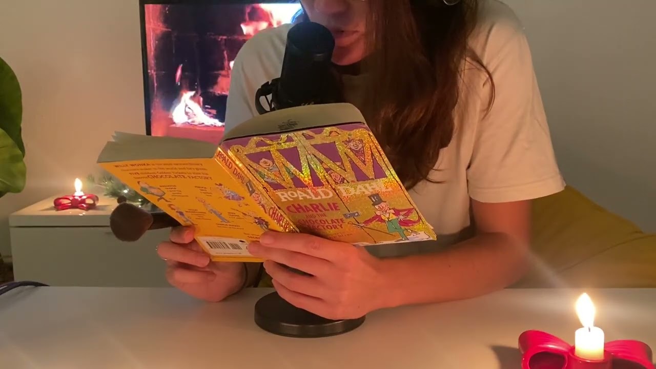 ASMR - Reading to you - Mic Brushing - Close up whispers