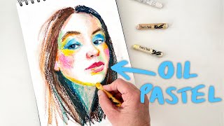 Discover WHAT'S POSSIBLE with Oil Pastels: A Colorful Portrait Journey!