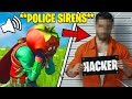 I Pretended I Got ARRESTED While Playing Fortnite