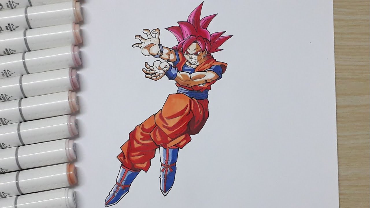 Hình Vẽ Songoku Bằng Bút Chì  Cách Vẽ Goku Dễ Nhất Thế Giới