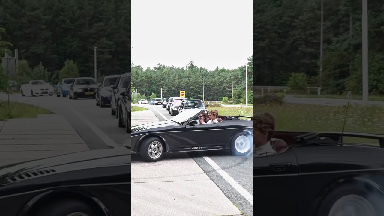 TVR 400SE doing donuts on the HIGHWAY! 🍩 