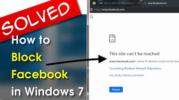 [SOLVED] How to Block Facebook Website in Windows 7 | A How-To Tutorial