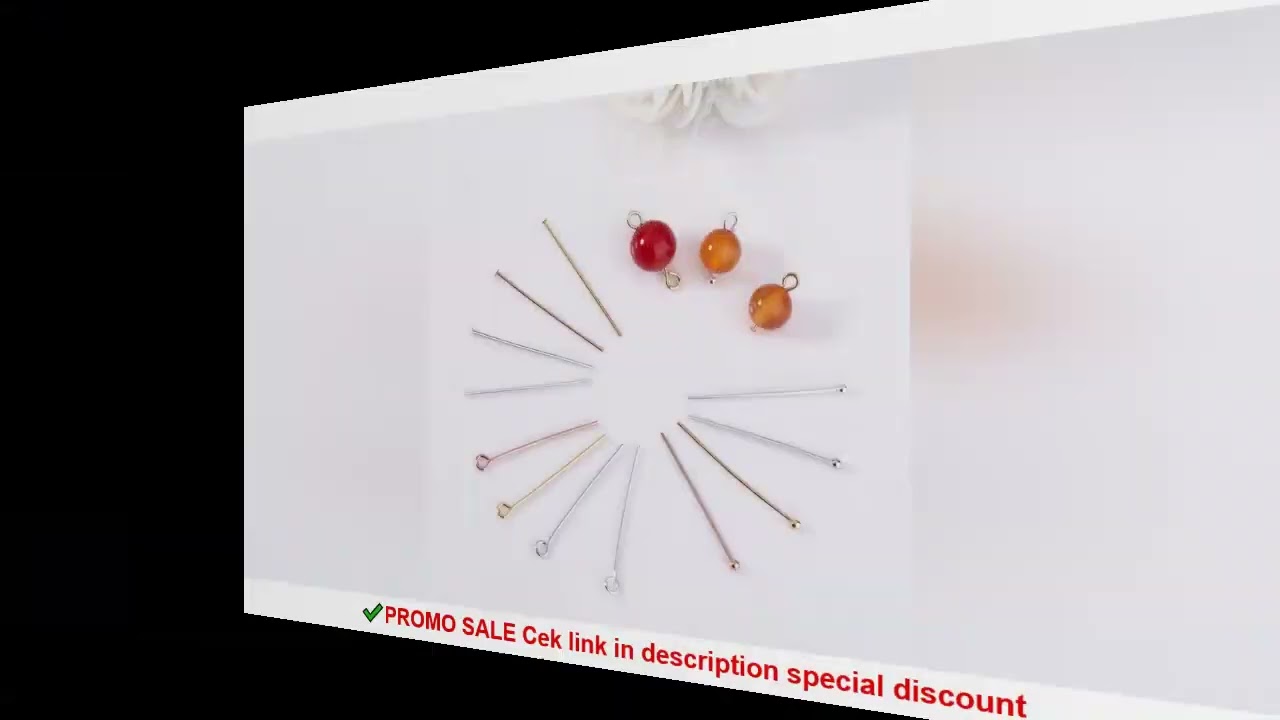 (5214)50PCS 20MM 25MM 30MM 35MM 24K Gold Color Ball Pins Bead Pins Connector High Quality Jewelry Ma