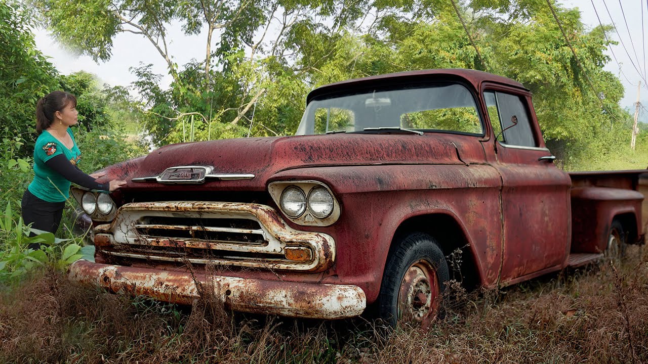 The Girl FULLY Restoration and Repair Ford Ranger Abandoned | Restoring Abandoned Rust Car 25 Years