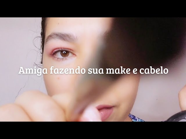 ASMR - Your Friend Makes Your Makeup and Hair for the Party