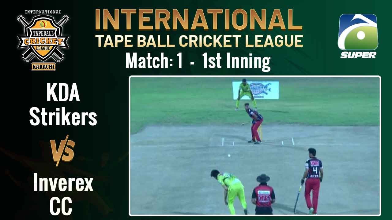 Match 1 1st Inning KDA Strikers VS Inverex Cricket Club